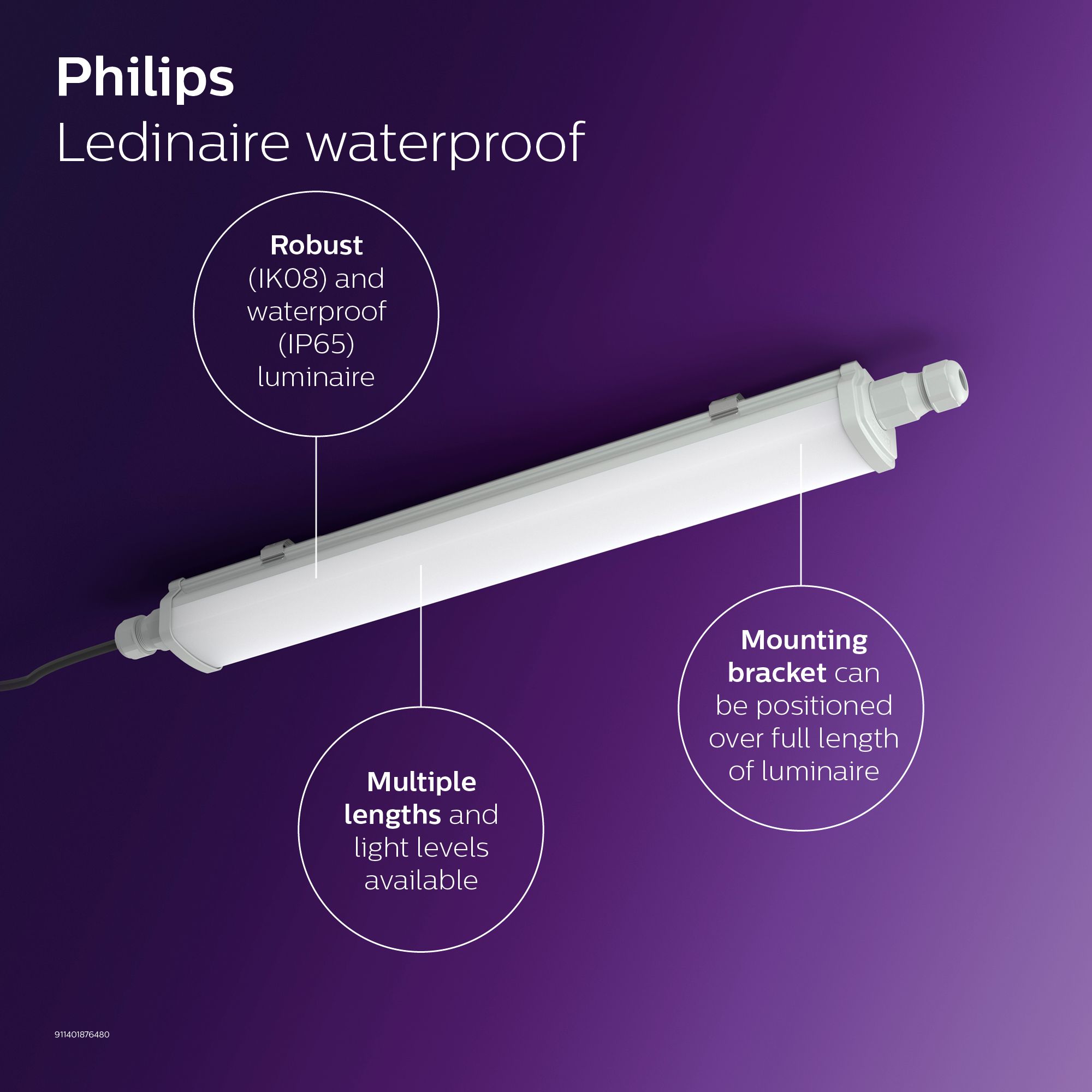 Pedestrian Inlay compensate Ledinaire Waterproof | WT060C | Philips lighting
