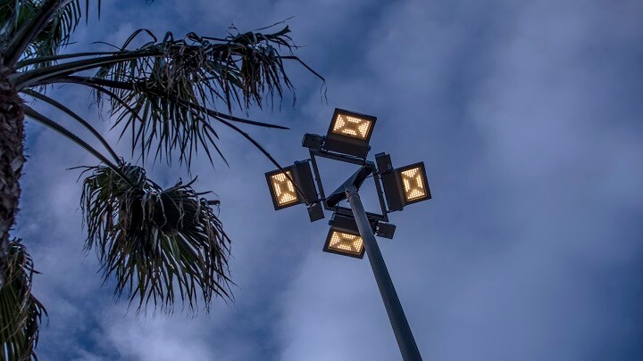 Philips LED lighting helped the Port of Barcelona reduce energy consumption and deliver a better quality of light with ClearFlood floodlights connected to CityTouch remote light management system