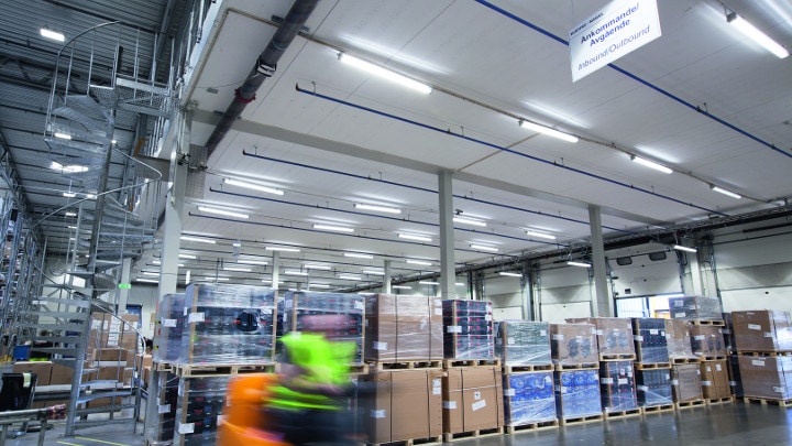 Pacific led lighitng installation at Prologis park in Sweden