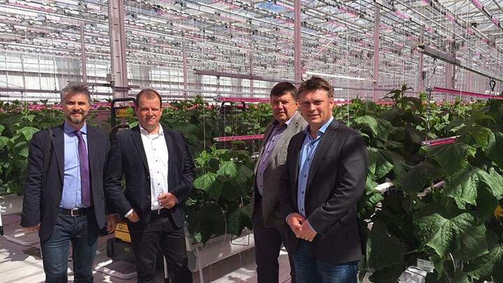 Opening of Getlini EKO, Latvia, 1st full LED project for cucumbers