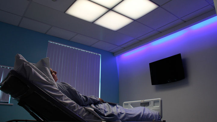Philips Lighting&rsquo;s HealWell patient room lighting supports patient sleep rhythms, helping to improve care outcomes