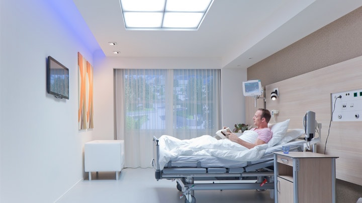 Philips Lighting&rsquo;s HealWell is a complete patient room lighting system that improves the patient experience